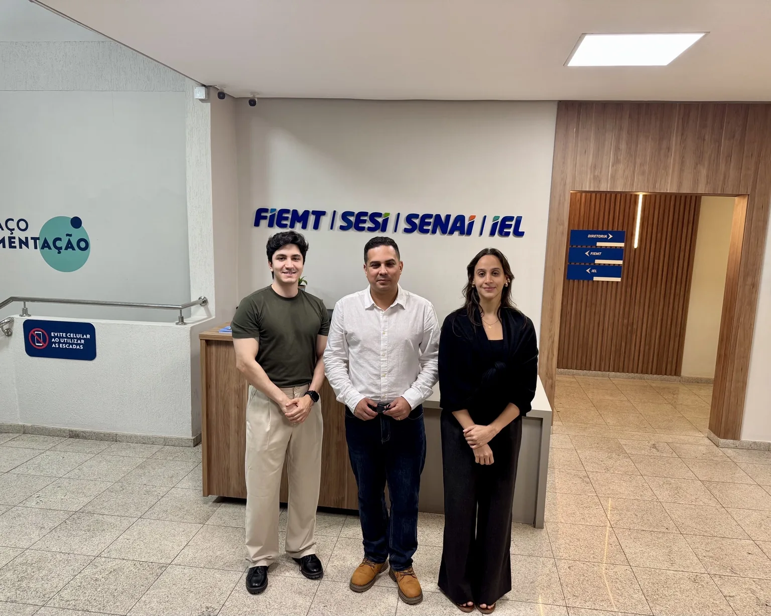 Visita à Federação das Indústrias de Mato Grosso, em Cuiabá.
